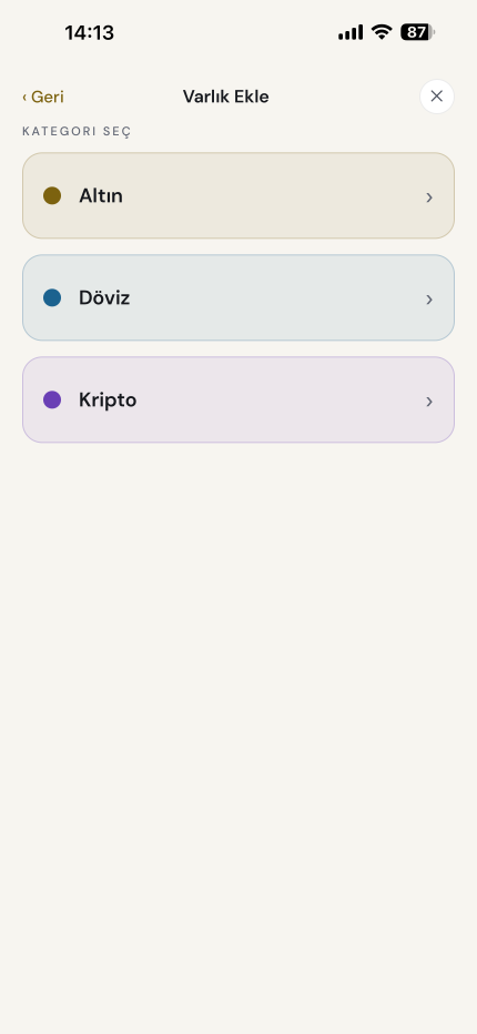 Altın, döviz ve kripto — üçü de aynı portföyde