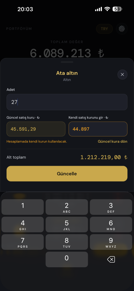 Kayıtlı kalemi ve kurunu saniyeler içinde güncelleyin