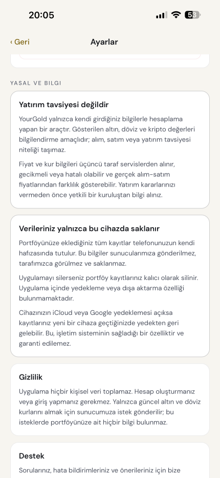 Verilerinizin nerede durduğu açıkça yazılı